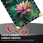 Compatible with iPhone 16 Pro Max Case, Colourful Dragonfly Pink Lily Pads - Image 7
