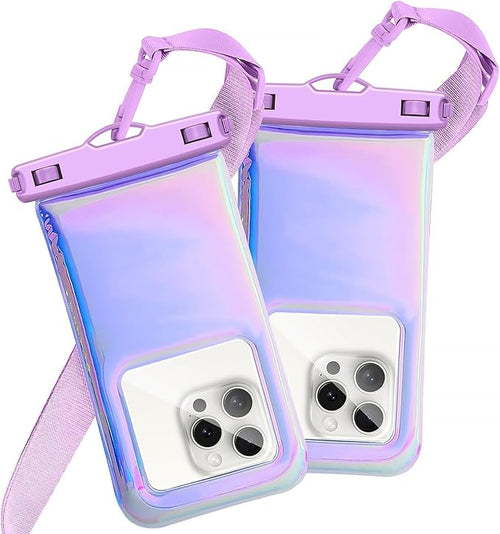 2 Pack Foweroty Floatable Waterproof Phone Pouch Case by Foweroty