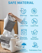 babygoal Wet Dry Bags for Baby Cloth Diapers, Washable Travel Bags, Gym Bag for - Image 6