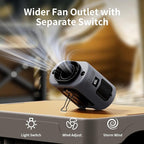 Socool 14500mAh Portable Waist Fan Clip on Belt 360 Rotation Wearable - Image 7