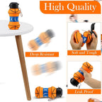 Layhit 8 Pcs Basketball Water Bottles 18oz Collapsible Basketball Water Cups - Image 4