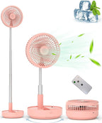 Primevolve Portable Oscillating Standing Fan, Rechargeable Battery Operated USB by Primevolve