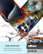 Compatible for Samsung Galaxy S25 FE 5G Case, Dual Layer Heavy Duty 2 in 1 - Image 3