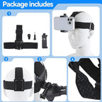 Head-Mounted Mobile Phone Holder, First-Person View Video Outdoor Live Shooting - Image 5