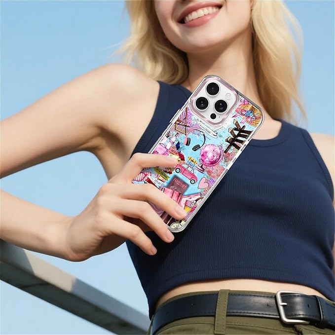 Case for iPhone 14 Pro, Cover Holiday Trip World Map Phone Case Design，for - Image 6