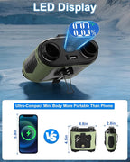15000mAh Portable Waist Fan, 4-in-1 Waist Clip Fan - Image 7