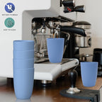 Wheat Straw Cups 6 PCS Good Alternative to Plastic Reusable Cups 12 oz - Image 5