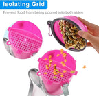 Guardians Dog Travel Water Bottle Collapsible Bowls, 2 in 1 Pet Food Container - Image 4