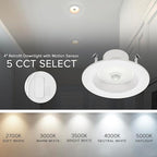 Maxxima 4 in. Retrofit LED PIR Motion Sensor Downlight - Image 5