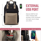 LOVEVOOK Laptop Backpack for Women Men, 17.3 Inch Laptop Bag - Image 5