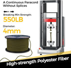Paracord 550, 7 Triple Strands Utility Rope, Parachute Cord - Image 2