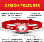 Eveready X200 LED Rechargeable Headlamps, Super Bright IPX4 Water Resistant - Image 4