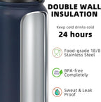 Fanhaw 24 oz Insulated Stainless Steel Water Bottle - Image 3