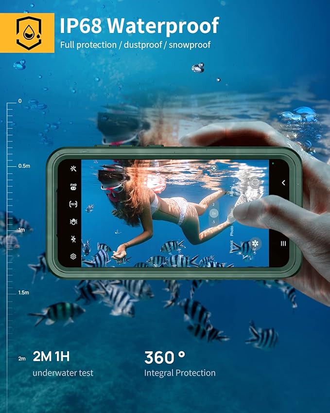 Lanhiem for Samsung Galaxy S23 Case, IP68 Waterproof Dustproof Case - Image 2