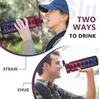 SLUXKE Insulated Water Bottle 24oz, Double Wall Vacuum 18/10 Stainless Steel - Image 7