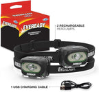 Rechargeable LED Headlamps by Eveready, IPX4 Water Resistant Head Lights - Image 7