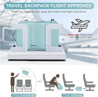 coofay Travel Backpack Carry On Flight Approved Personal Item Travel Bag Carry - Image 3