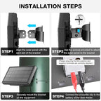 Solar Panel for Deer Feeder, 6V 1.98W Solar Panel Outdoor IP65 Waterproof - Image 3