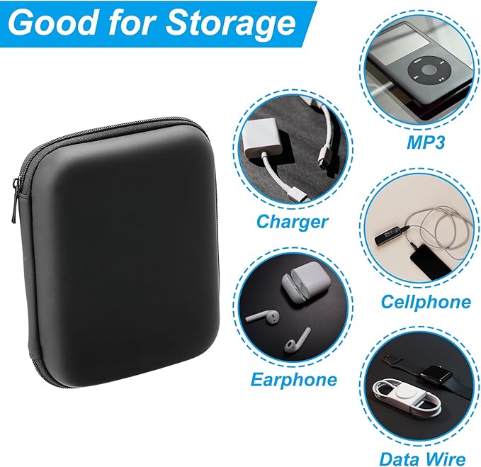 PATIKIL 3.94x2.36 Electronic Organizer Case, Charger Cord - Image 5