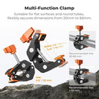 K&F CONCEPT Camera Mount Clamp, Super Crab Clamp - Image 2