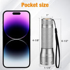 EverBrite Mini Flashlight, Zoomable LED Flash Light, 3 Modes, 3AAA Batteries - Image 8