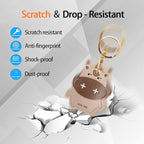 Leather Keychain Case Holder Compatible - Image 3