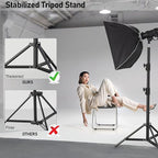 Photography Light Stand, Wedding Outdoor Video Shooting （2 Pack） - Image 3