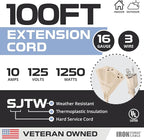 Iron Forge Cable Weatherproof 100 Ft Outdoor Extension Cord - Image 2