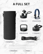 Trebo Water Bottle 40oz with Paracord Handle, Half Gallon Large Vacuum Triple - Image 7