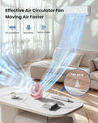 Gaiatop Desk Fan, 5-Inch Portable Electric Table Desktop Air Circulator Fans - Image 2
