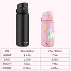 OLDLEY 12oz Kids Water Bottle, Stainless Steel Insulated Water Bottle - Image 4