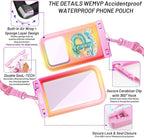 Personalized Initial Waterproof Phone Pouch Case - Image 3