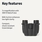 Amazon Basics 7x25 Compact Binoculars, FMC Optics, BAK-4 Prism, Lightweight - Image 2