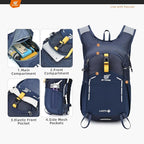 SKYSPER Small Hiking Backpack - 15L Travel Daypack Lightweight Bag Water - Image 3