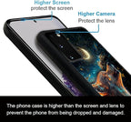 for Samsung Galaxy S20 Case, Star Cave Hungry Wolf Pattern Graphic Design Girl - Image 2