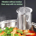Stainless steel cylindrical seasoning filter, Mesh Design Tea Ball Strainer - Image 6