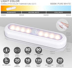 STAR-SPANGLED 3 Pack 7” Motion Sensor Lights Indoor Battery Operated, Stick on - Image 4