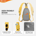 SKYSPER Sling Bag RFID Cross Body Bag Recycled Crossbody Backpack Travel Daypack - Image 6