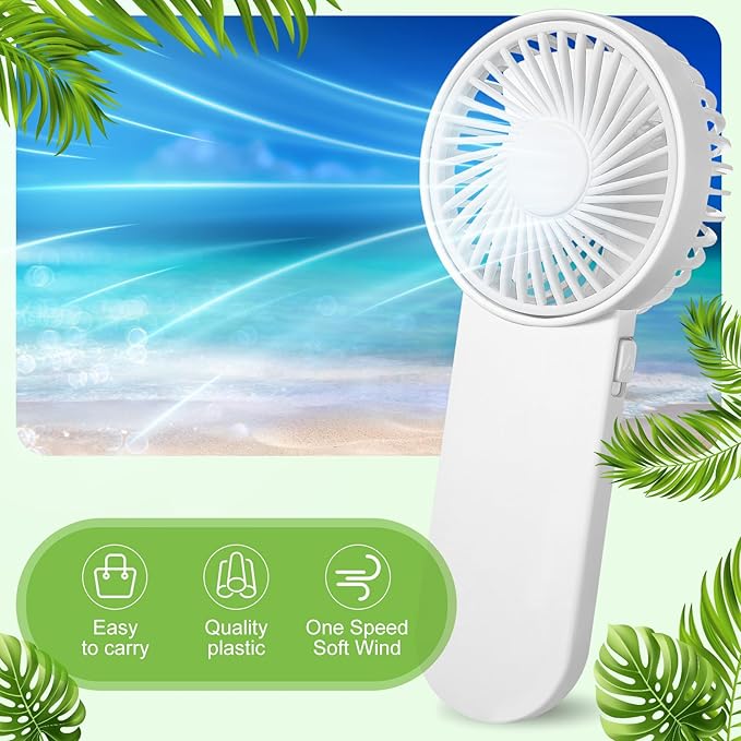 Sumind 160 Pcs Small Personal Portable Fan Mini Handheld Bulk 1 Speed Electric - Image 6