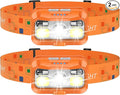 LHKNL Headlamp Rechargeable, Lumen Super Bright Motion Sensor Head Lamp by LHKNLHOME