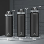 40 oz Insulated Water Bottle for Sports: Meoky Stainless Steel Water Bottle - Image 3