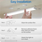5-Pack Motion Sensor Under Cabinet Light, 3 Color Temperature Dimmable - Image 7