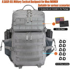 45L Tactical Backpack for Men Women, Military Assault Pack - Image 2