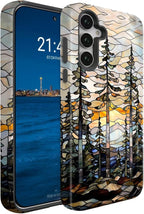 Compatible for Samsung Galaxy A36 5G Case, Dual Layer Heavy Duty 2 in 1 by BSMOSPER