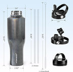 HYDROWION 40 oz Insulated Water Bottle - Image 4