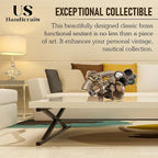 Antique Style Solid Brass Ship Sextant - Image 4