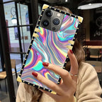 Compatible with iPhone 12 Pro Max Case, Holographic Abstract Iridescent - Image 6