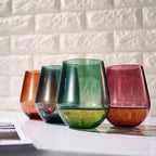 Tritan BPA-Free Plastic Shatterproof Stemless Wine Glasses, - Image 7