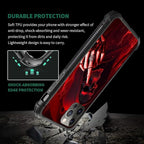 for iPhone 11 Pro Case, Gestures Funny Skull Pattern Graphic Design Girl Boy - Image 7