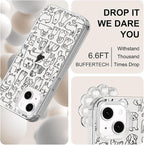 MOSNOVO for iPhone 13/14 Case | Military Grade 6.6ft Drop Tested | Clear - Image 6